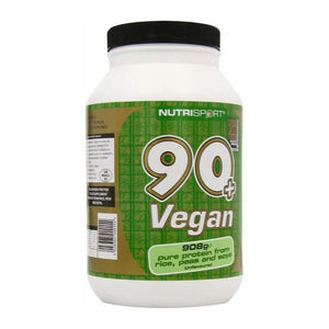 Nutrisport - 90+ Vegan Protein Powder, Unflavoured, 908g