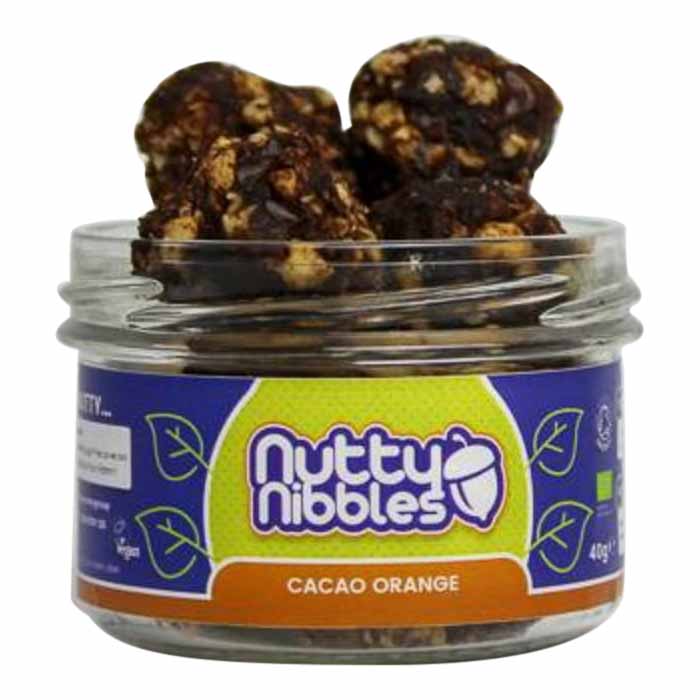 Nutty Nibbles - Vegan Energy Balls - Cacao Orange, 40g