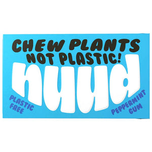 Nuud Gum - Plastic-Free Chewing Gum, 18g | Multiple Flavours | Pack of 12