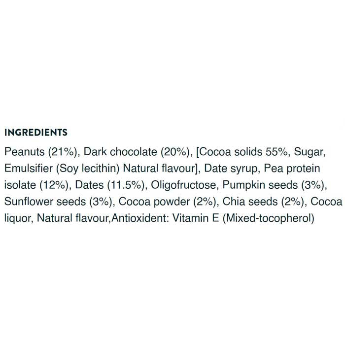 Nuzest - Clean Lean Protein Bar - Peanut Butter & Chocolate, 55g - back