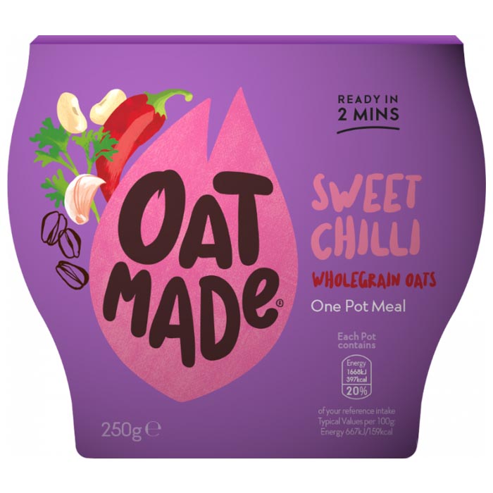 Oatmade - Sweet Chilli Wholegrain Oats Pot, 250g
