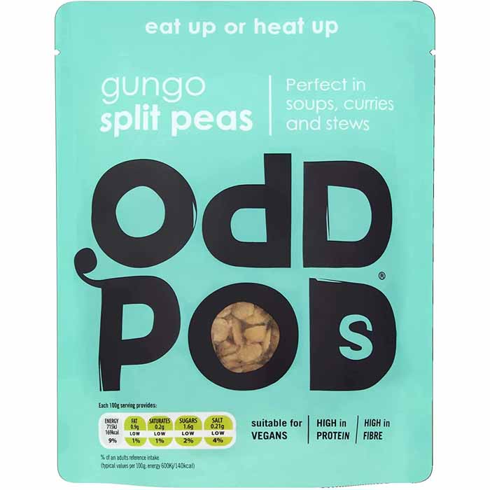 Oddpods - Gungo Split Peas, 200g