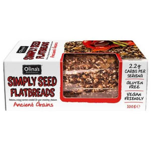Olina's Bakehouse - Simply Seed Flatbreads Ancient Seeds GF, 100g