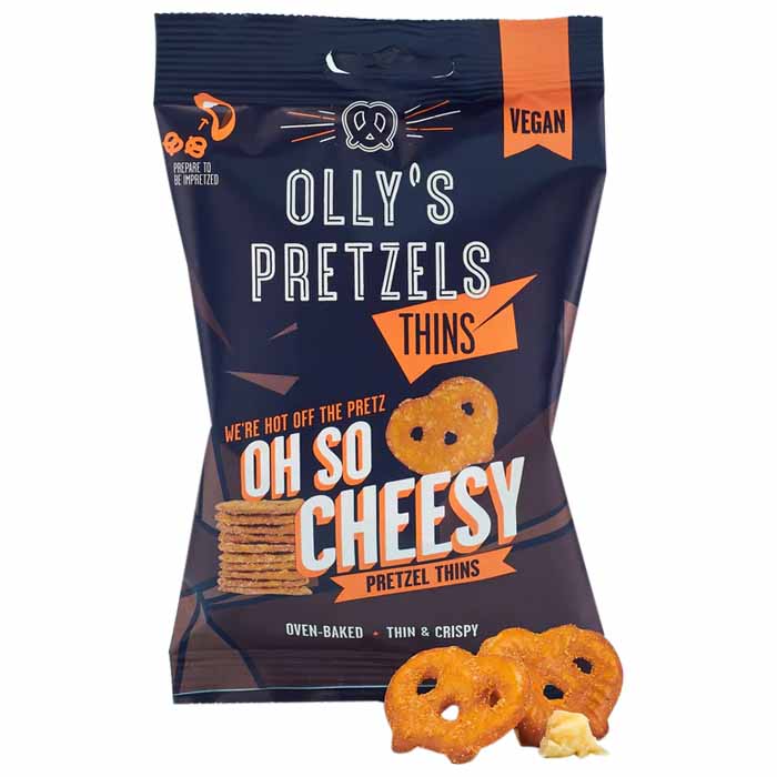 Olly's - Pretzel Thins - Oh So Cheesy, 35g 
