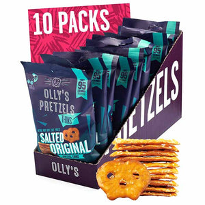 Olly's - Pretzel Thins, 35g | Multiple Options | Pack of 10