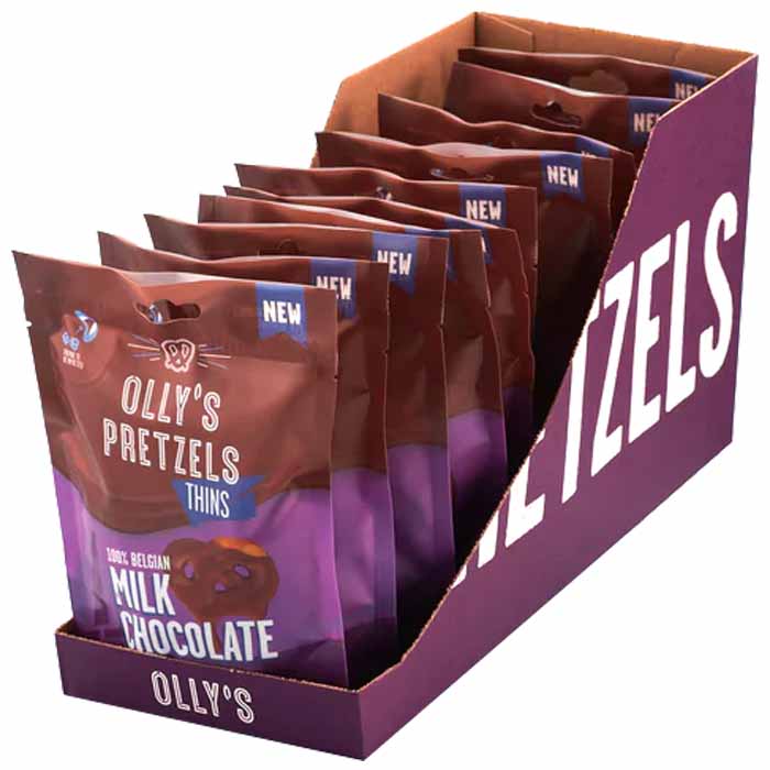 Olly's - Pretzel Thins, 90g | Multiple Options - PlantX UK
