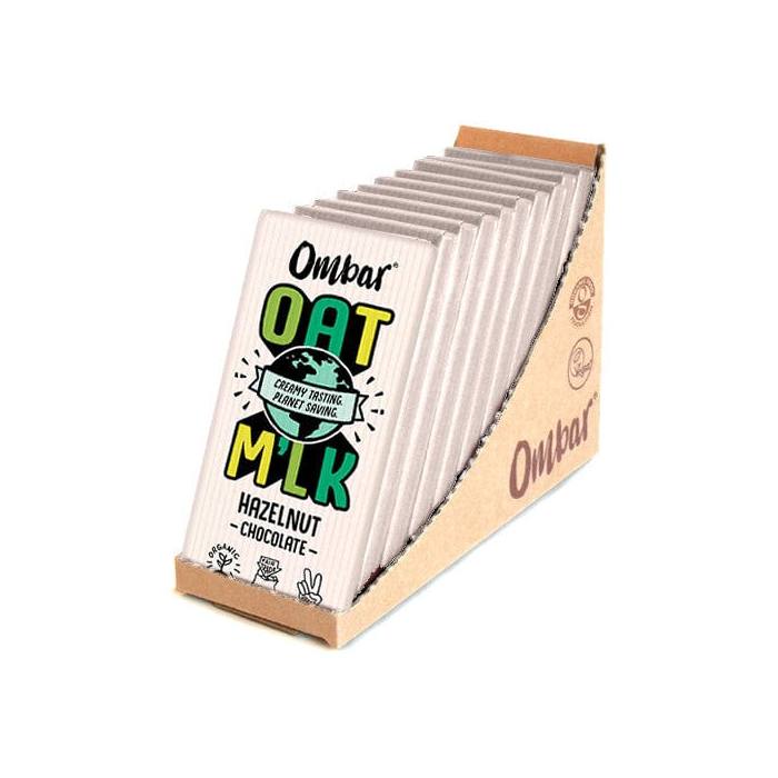 Ombar - Oat Milk Chocolate Bar Hazlenut, 70g pack
