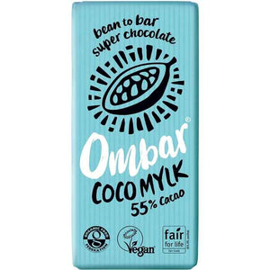 Ombar - Organic Coco Mylk Chocolate Bar | Pack of 10 | Multiple Flavours