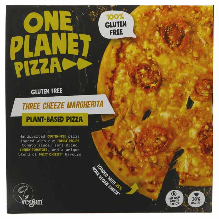 One Planet Pizza - Plant Based Pizza - Three Cheeze Margherita, 320g