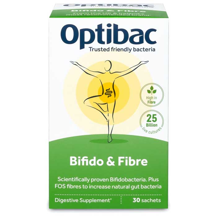 Optibac Probiotics - Bifidobacteria & Fibre (For Maintaining Regularity), 30 Sachets