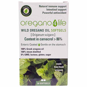 Oregano4Life - Wild Oregano Oil Softgels, 30 Capsules