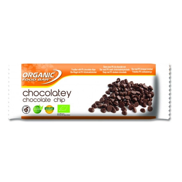 Organic Food Bar - Organic Snack Bars - Chocolatey Chocolate Chip, 50g