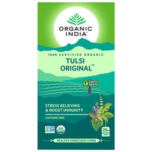 Organic India - Organic Tulsi Original Tea | Mutiple Sizes