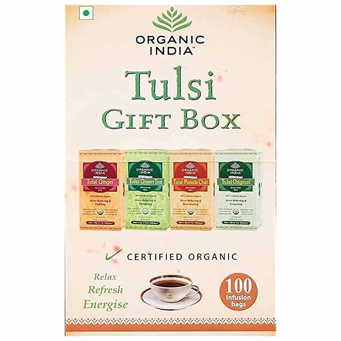 Organic India - Organic Tulsi Original Tea ,Tin (100g)