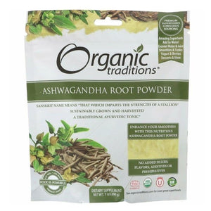 Organic Traditions - Organic Ashwagandha Root Powder, 200g