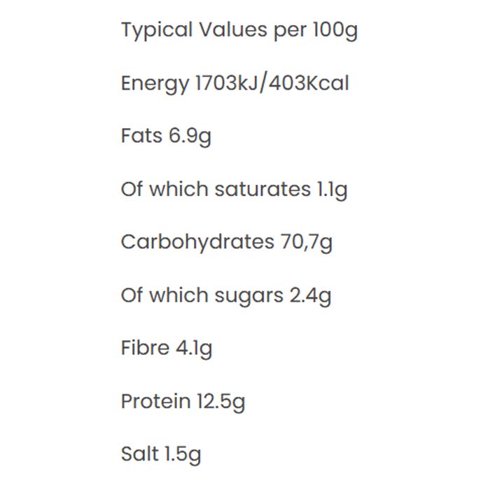 Organico - Organic  Grissini Torinesi, 120g - back