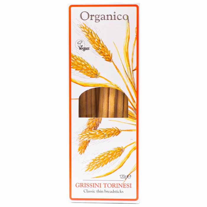 Organico - Organic  Grissini Torinesi, 120g