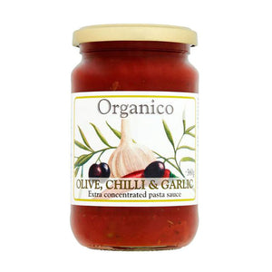 Organico - Organic Olive Chilli & Garlic Sauce, 360g
