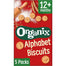 Organix - Organic Alphabet Biscuits, 5 x 25g