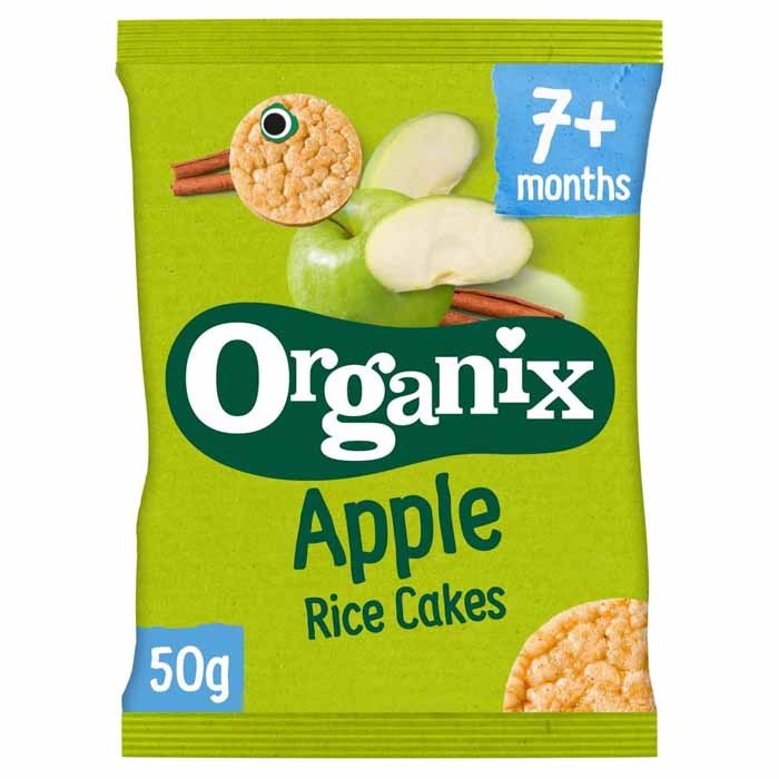 Organix - Organic Apple Rice Cakes, 50g