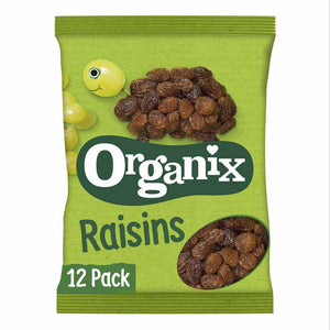 Organix - Organic Raisins Mini Boxes, 12x14g Boxes