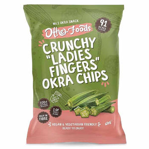 Other Foods - Crunchy Ladies Fingers Okra Chips, 40g | Multiple Sizes