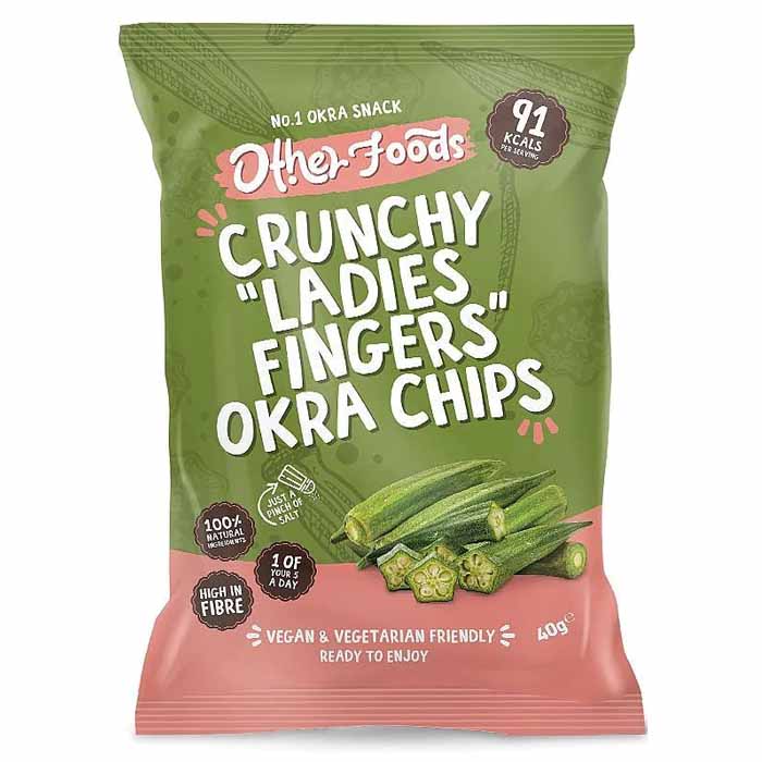 Other Foods - Crunchy Ladies Fingers Okra Chips - 1-Pack, 40g 