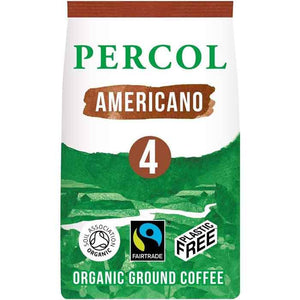 Percol - Rich Americano FT Organic Ground Coffee, 200g