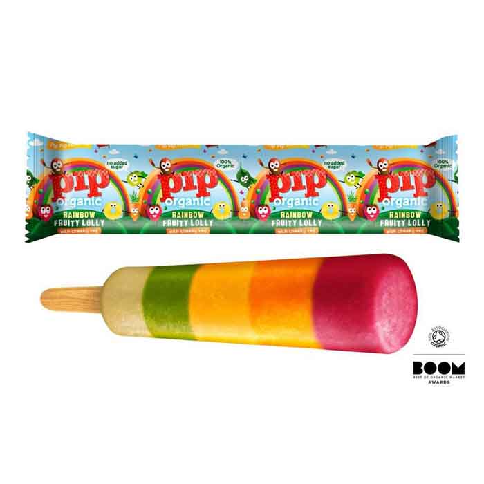 Pip Organic - Fruity Ice Lolly - Rainbow with Cheeky Veg, 40ml 