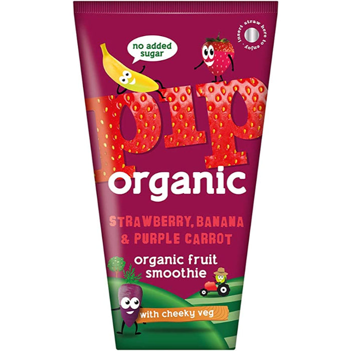 Pip Organic - Smoothie Strawberry Banana Purple Carrot, 180ml