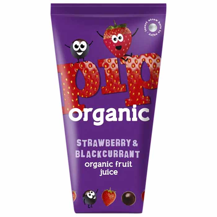 Pip Organic - Strawberry And Blackcurrant Juice, 180ml