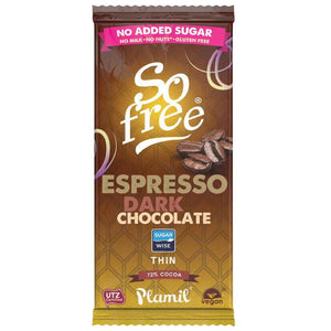 Plamil - So Free No Added Sugar Dark Chocolate, 80g | Multiple Options