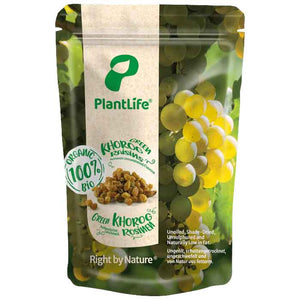 PlantLife - Organic Green Khorog Raisins, 300g