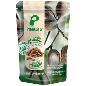 PlantLife - Organic Sicilian Almonds, 325g