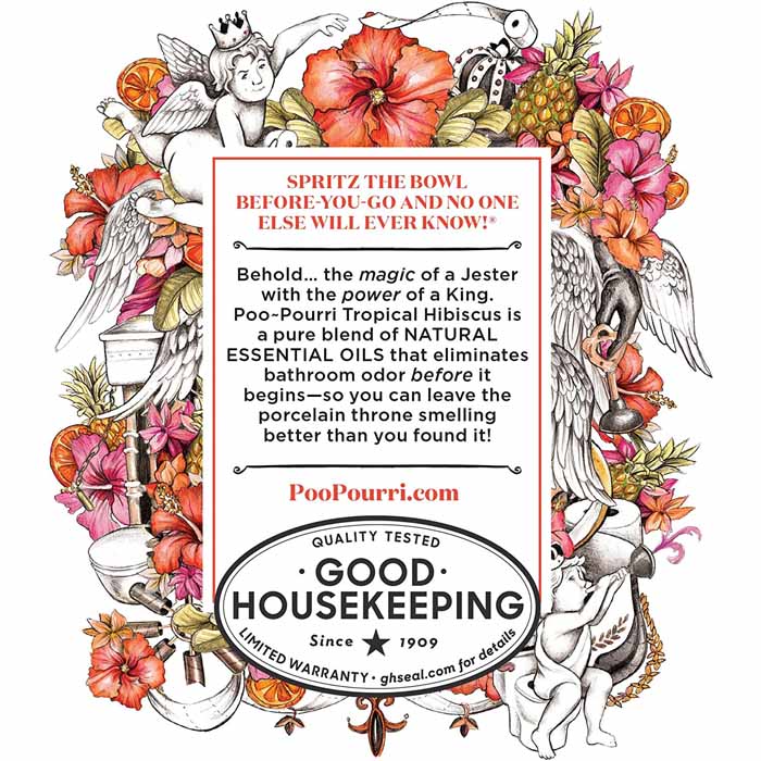 Poo-Pourri - Before You Go Toilet Spray - Tropical Hibiscus, 59ml  - back