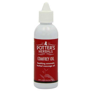 Potters Herbal Supplies - Comfrey Oil with Eucalyptus, 75ml