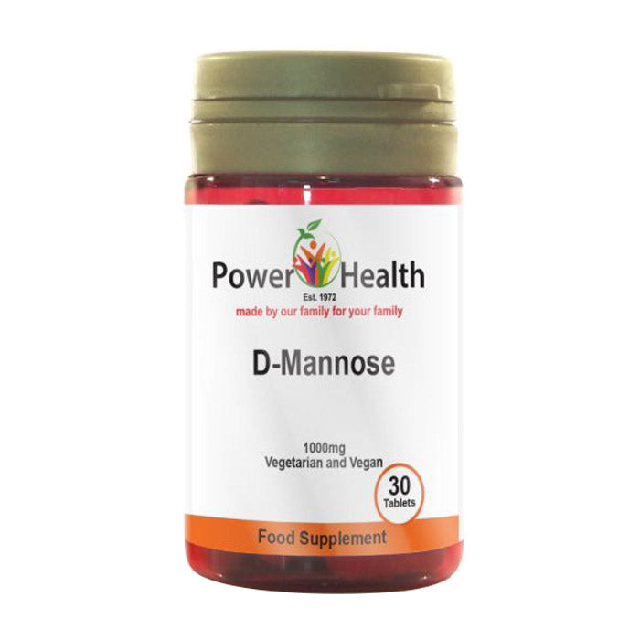 Power Health - D-Mannose Tablets 1000mg, 30 Tablets