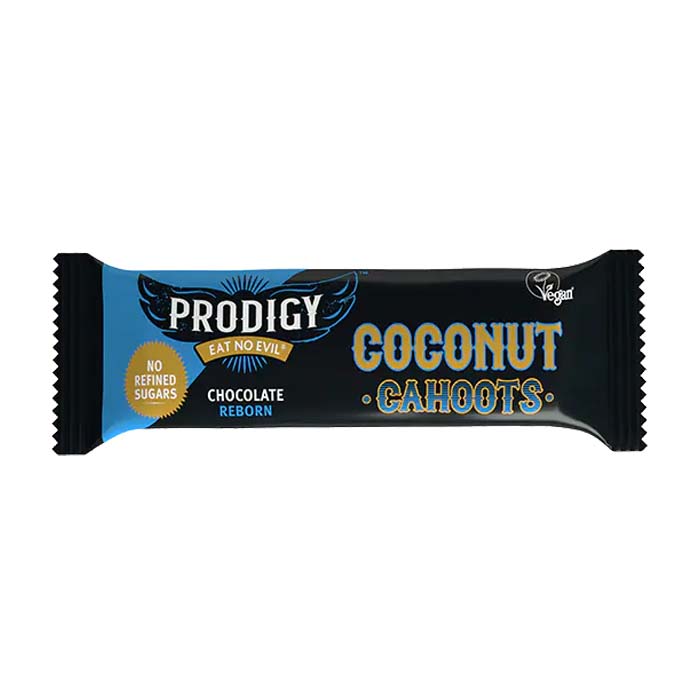 Prodigy - Cahoots Chocolate Bars - Coconut, 45g Pack of 15