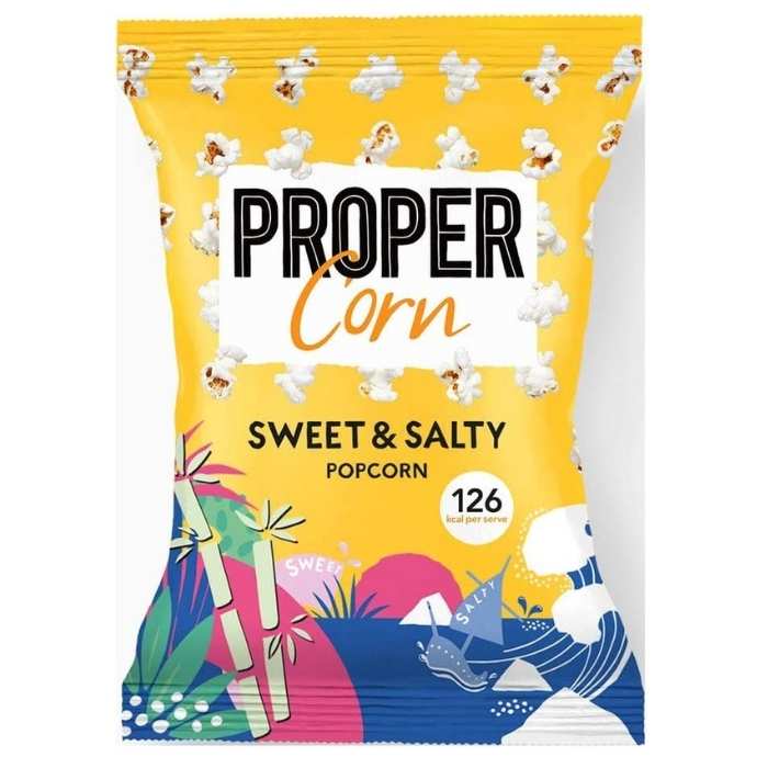 Propercorn - Popcorn Sharing Bag Sweet & Salty - front