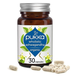 Pukka - Organic Wholistic® Ashwagandha Capsules | Multiple Sizes
