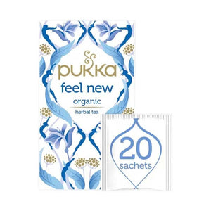 Pukka - Organic Feel New Tea, 20 Bags | Pack of 4