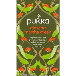 Pukka - Organic Matcha Green Tea, 20 Bags | Pack of 4 | Multiple Flavours