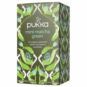 Pukka - Organic Mint Matcha Green Tea, 20 Bags | Pack of 4