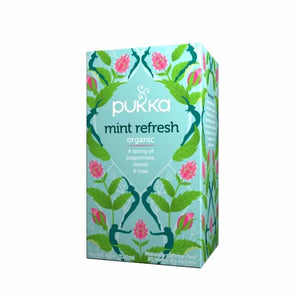 Pukka - Organic Mint Refresh Herbal Tea, 20 Bags | Pack of 4