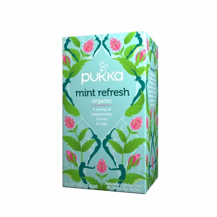 Pukka - Organic Mint Refresh Herbal Tea, 20 Bags