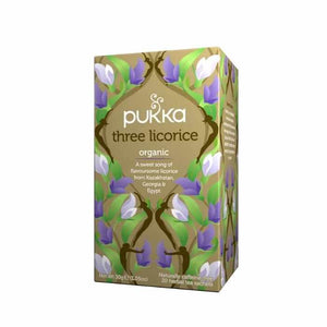 Pukka - Organic Three Licorice Herbal Tea, 20 Bags | Pack of 4