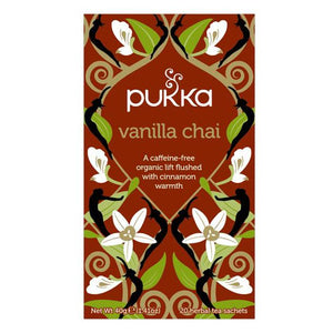 Pukka - Organic Vanilla Chai Tea, 20 Bags | Pack of 4