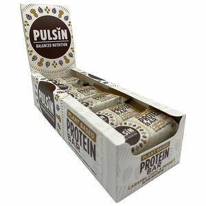 Pulsin - Caramel Choc & Peanut Protein Booster Bar, 50g | Pack of 18
