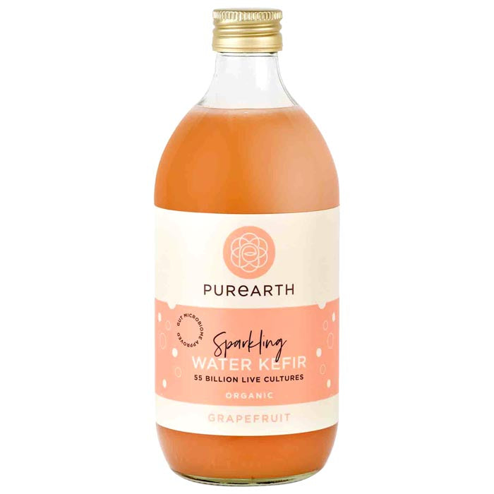 Purearth - Organic Sparkling Water Kefir - Grapefruit ,550ml