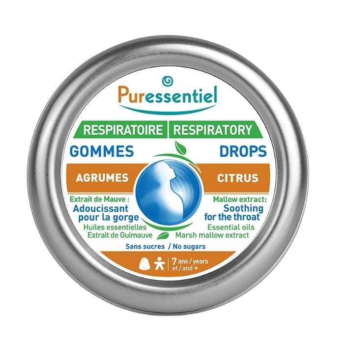 Puressentiel - Respiratory Citrus Drops, 45 Drops